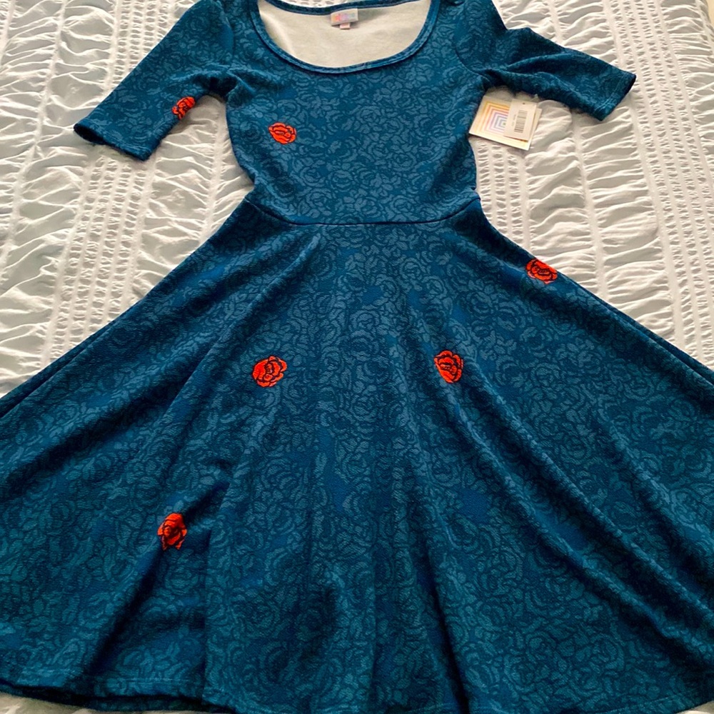 NWT Beautiful Nicole Dress by LuLaRoe | Size XXS